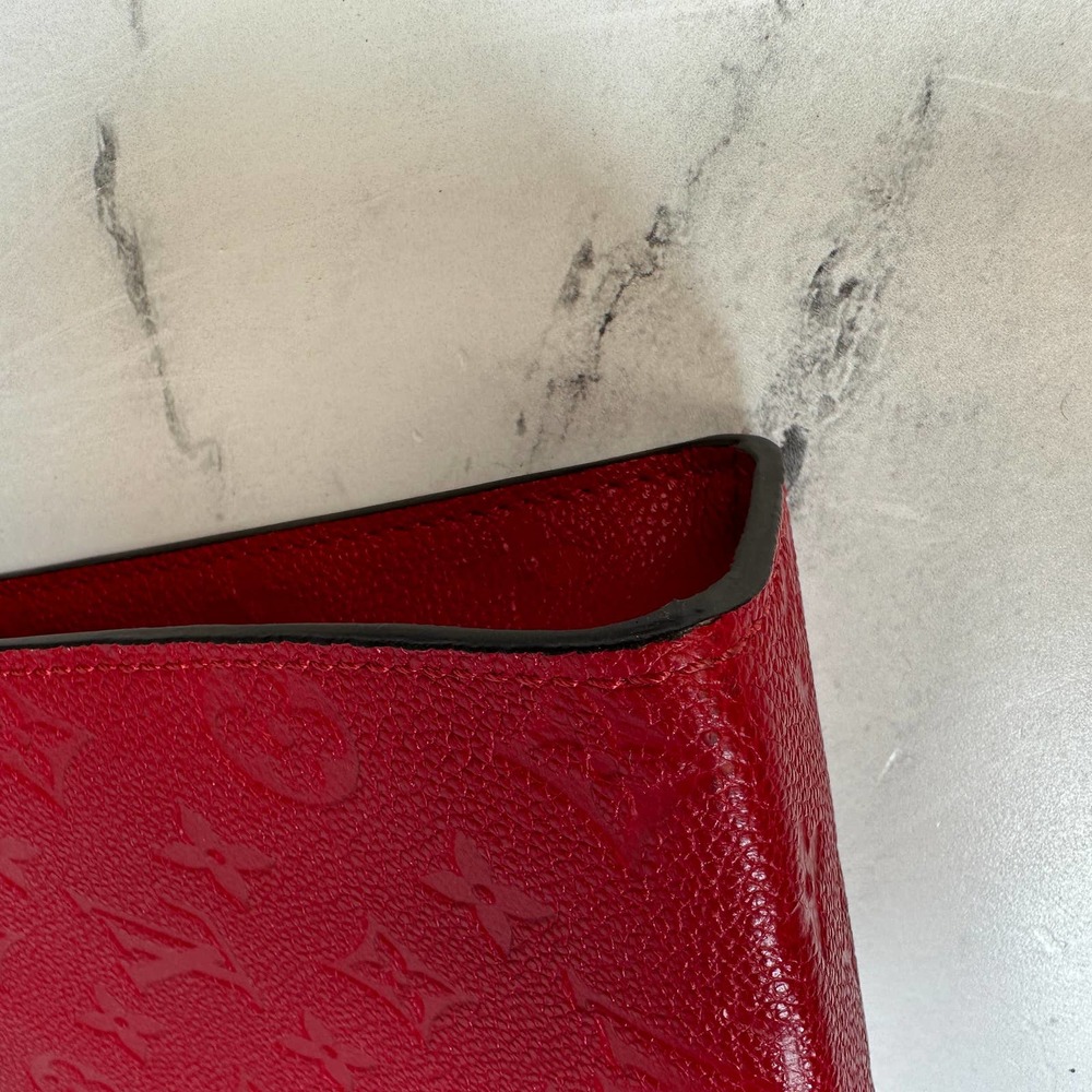 Louis Vuitton Scarlet Toiletry Pouch 26 Clutch bag Pochette Monogram Leather LV - Picture 10 of 13